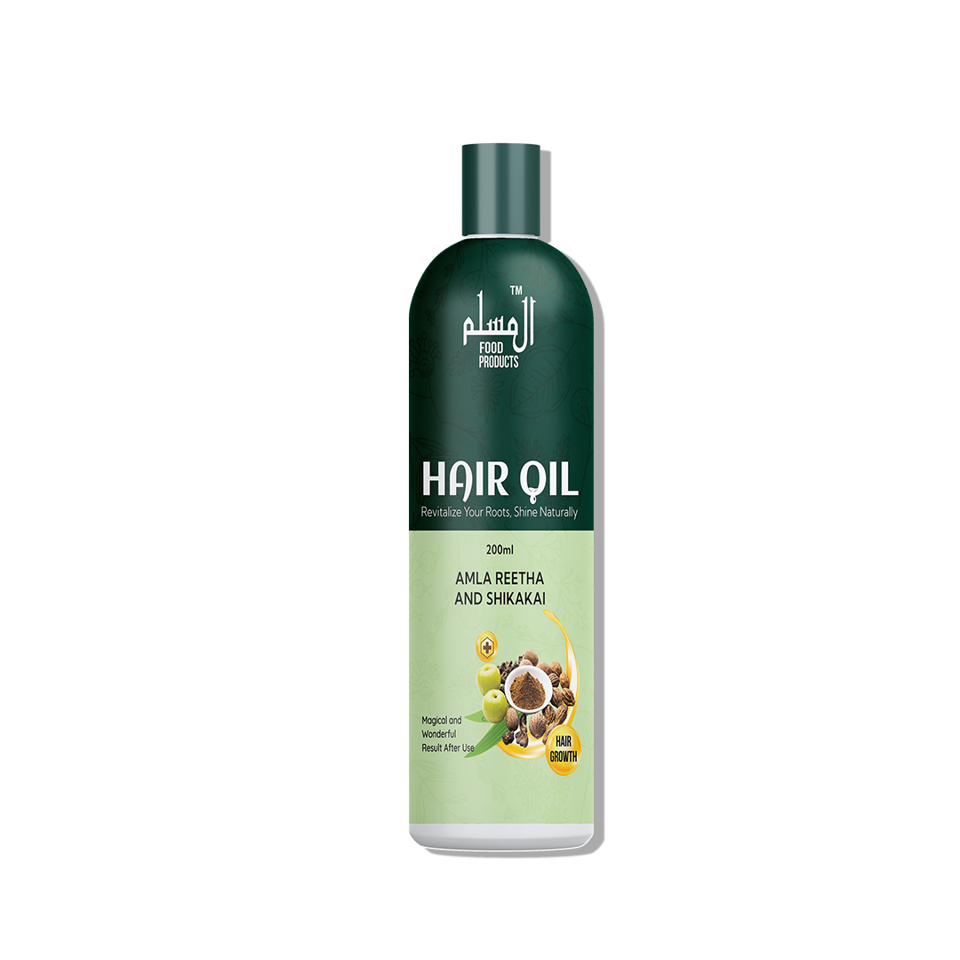 Al Muslim Hair Oil Amla, Reetha & Shikakai - Image 2