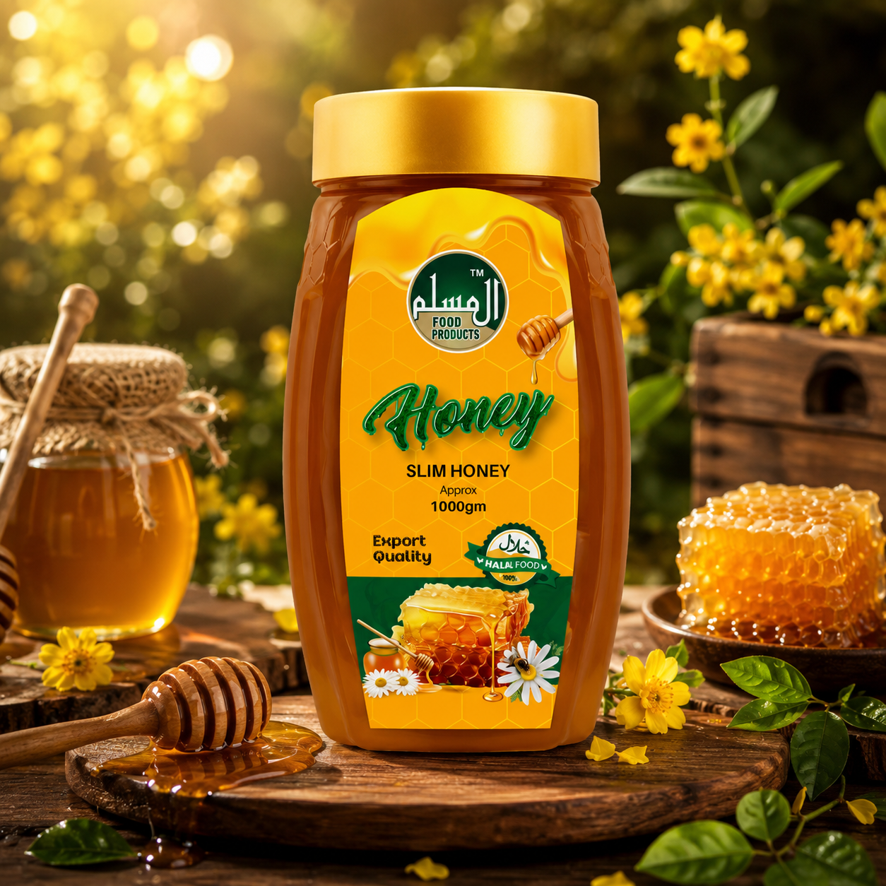 Al Muslim Slim Honey 100% Organic & Natural